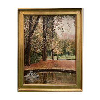 Painting of the park of the Palace of Versailles, Munier 1935