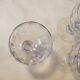 12 faceted crystal stemmed glasses from 1900