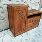 Asymmetrical low furniture "art deco"
