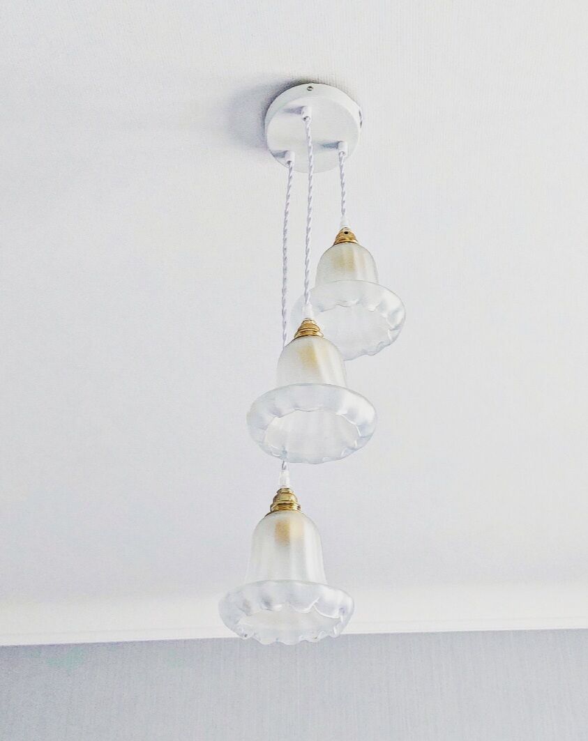 Vintage trio pendant lamp