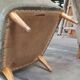 Paire de fauteuils velours anciens