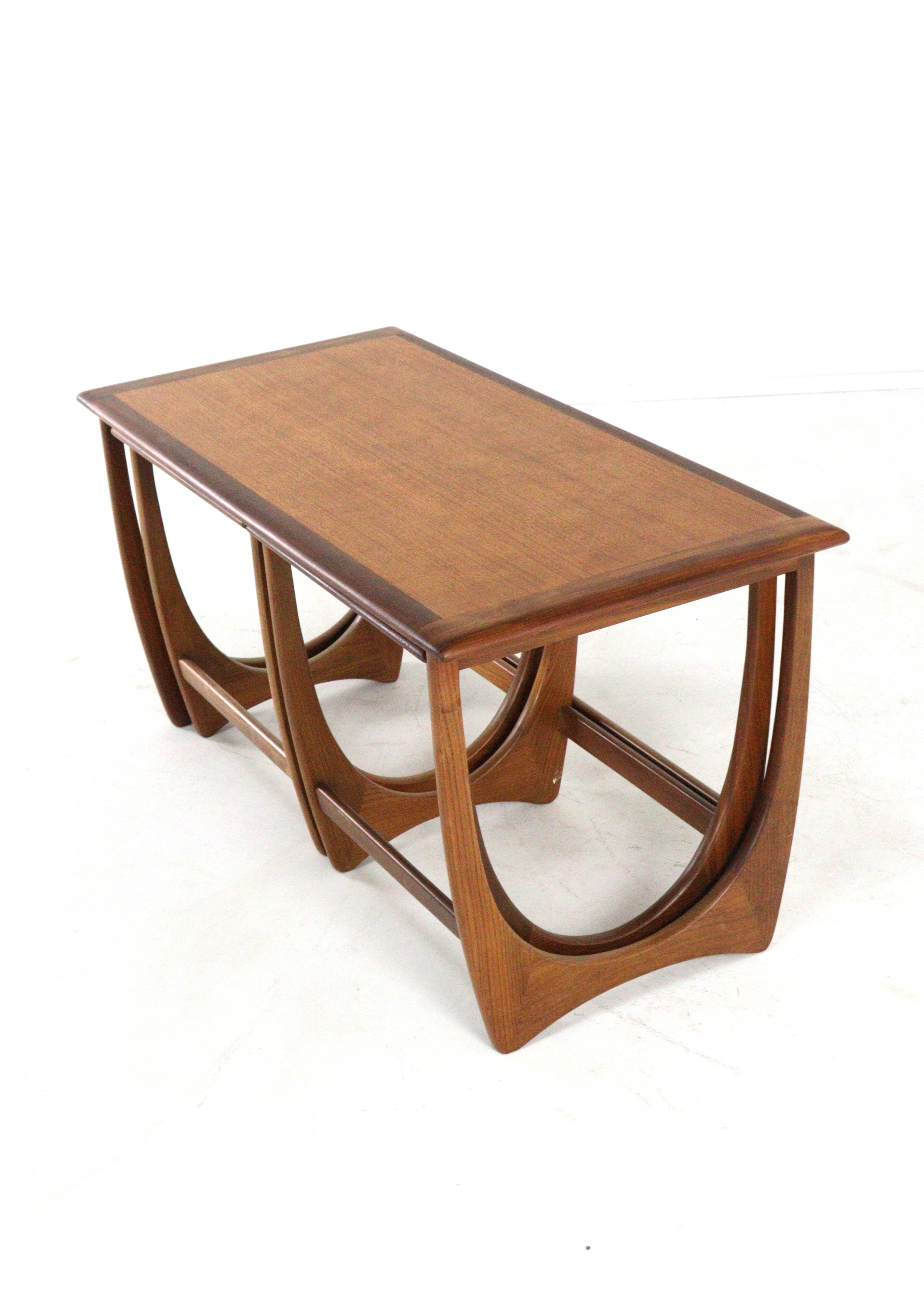 G-Plan coffee table with nesting tables - mid century modern