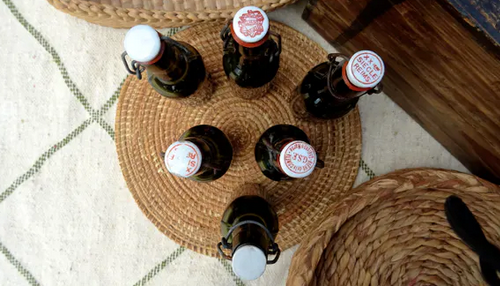 Lot of 6 bottles of beer