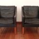 Borge Mogensen pair of armchairs, Fredericia Denmark edition