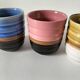 Ceramic cup trio