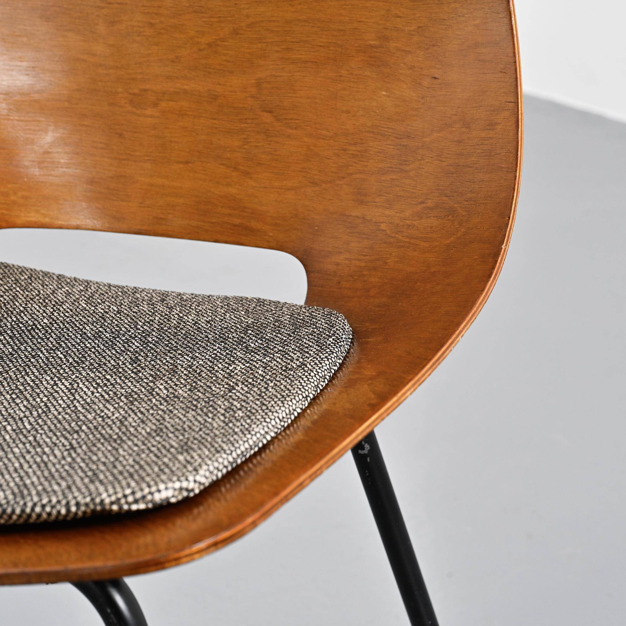 Chaise Tonneau par Pierre Guariche, Steiner, 1953