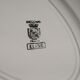 Oval dish in Sarreguemines earthenware, Elise model (36.5 x 24.2 cm)