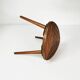Modernist mahogany flower stand, Germany, 1960s.