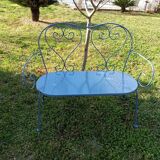 Wrought iron bench