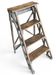 Vintage patinated wooden painter's step ladder.