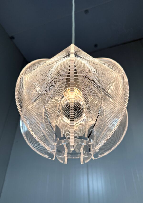 Suspension en plexiglas Paul Secon pour Sompex