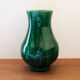 Vase en céramique d'Acollay décor flamé vert