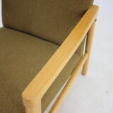 1960s Pair of Beech Armchairs, Czechoslovakia