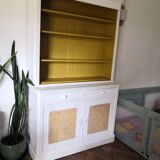Vintage buffet cupboard restyled cannage