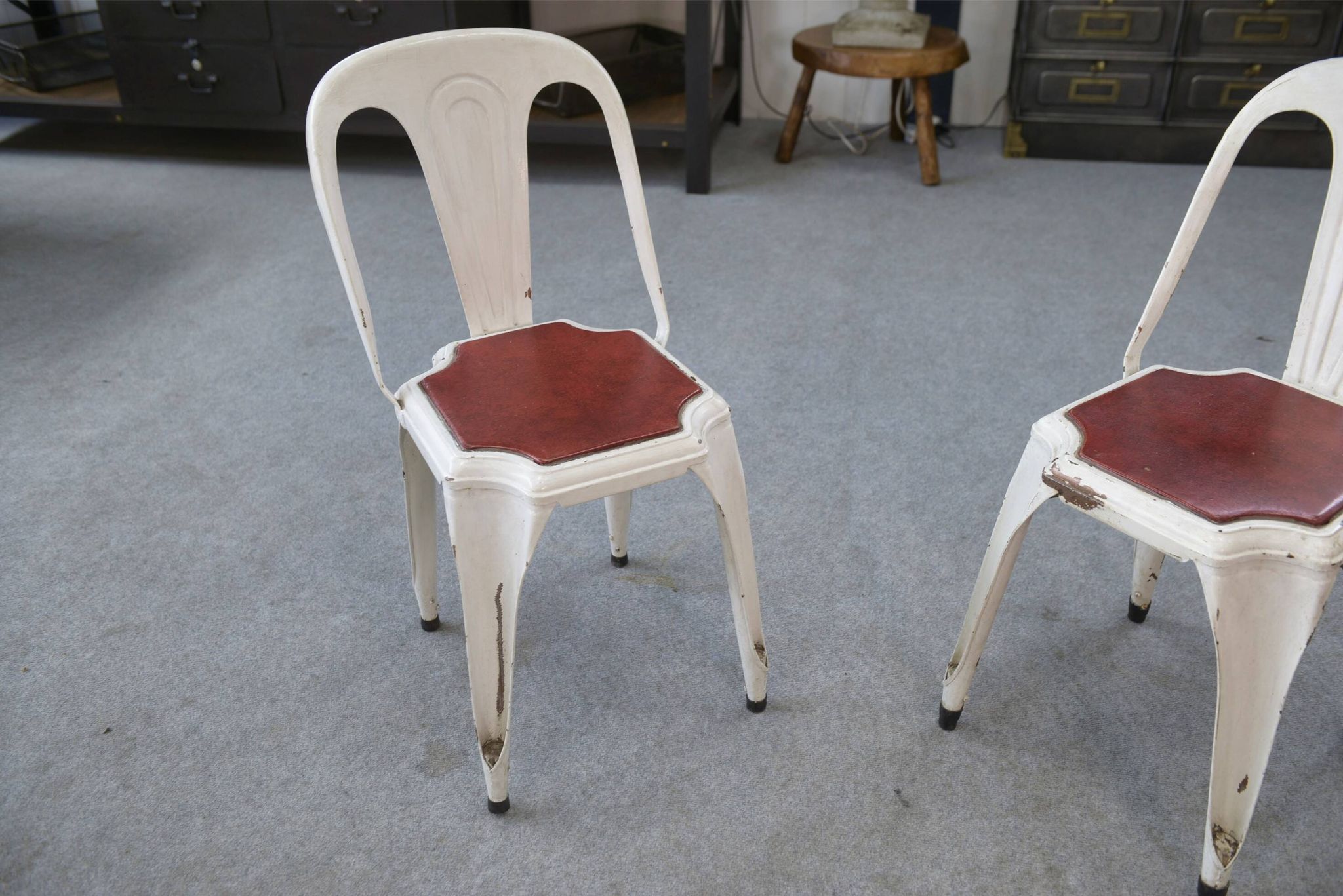 Pair of Multipl's chairs by Joseph Mathieu 1940s