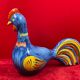 Rooster hen design HB Henriot Quimper, 27 cm, height 22 cm