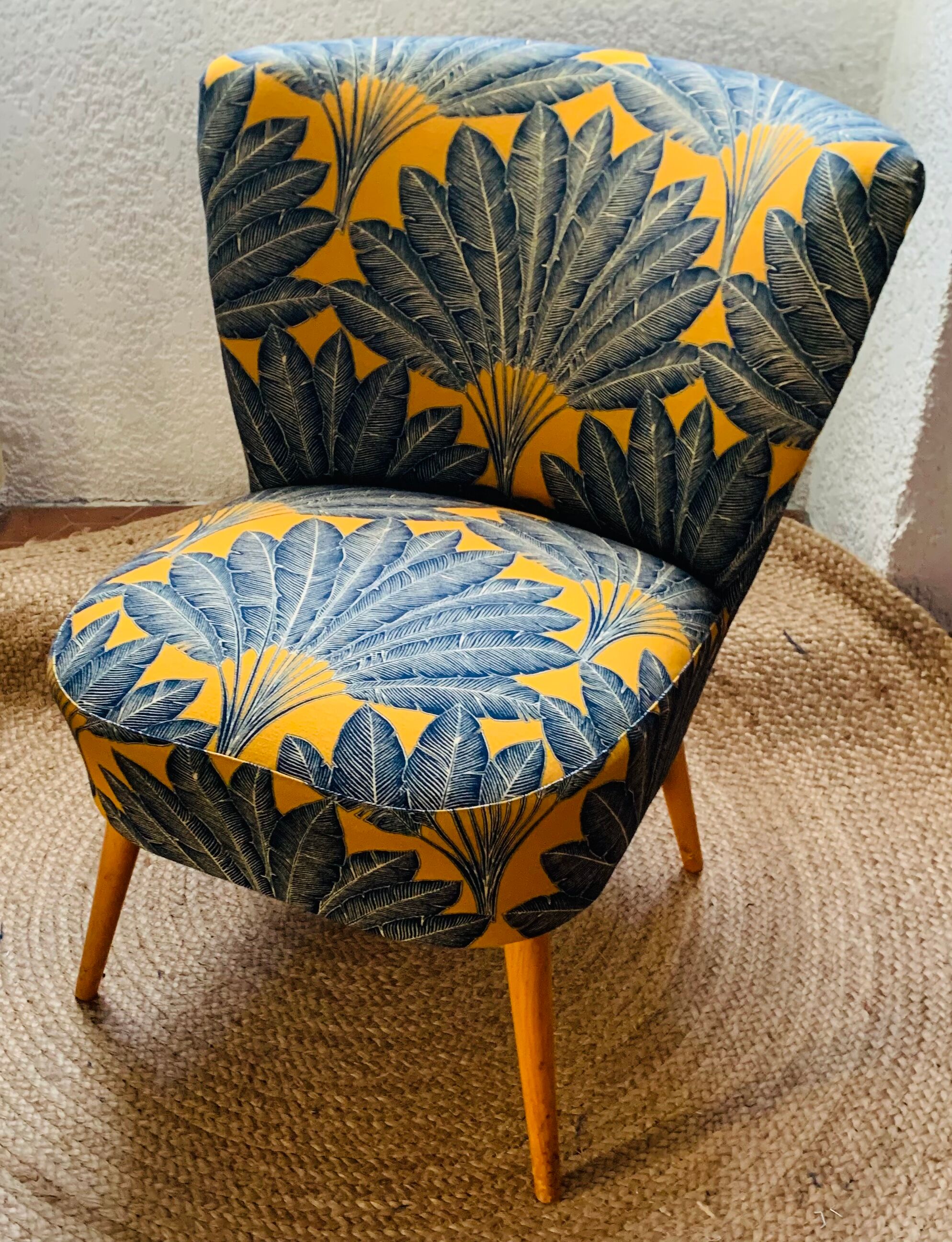 Vintage cocktail armchair