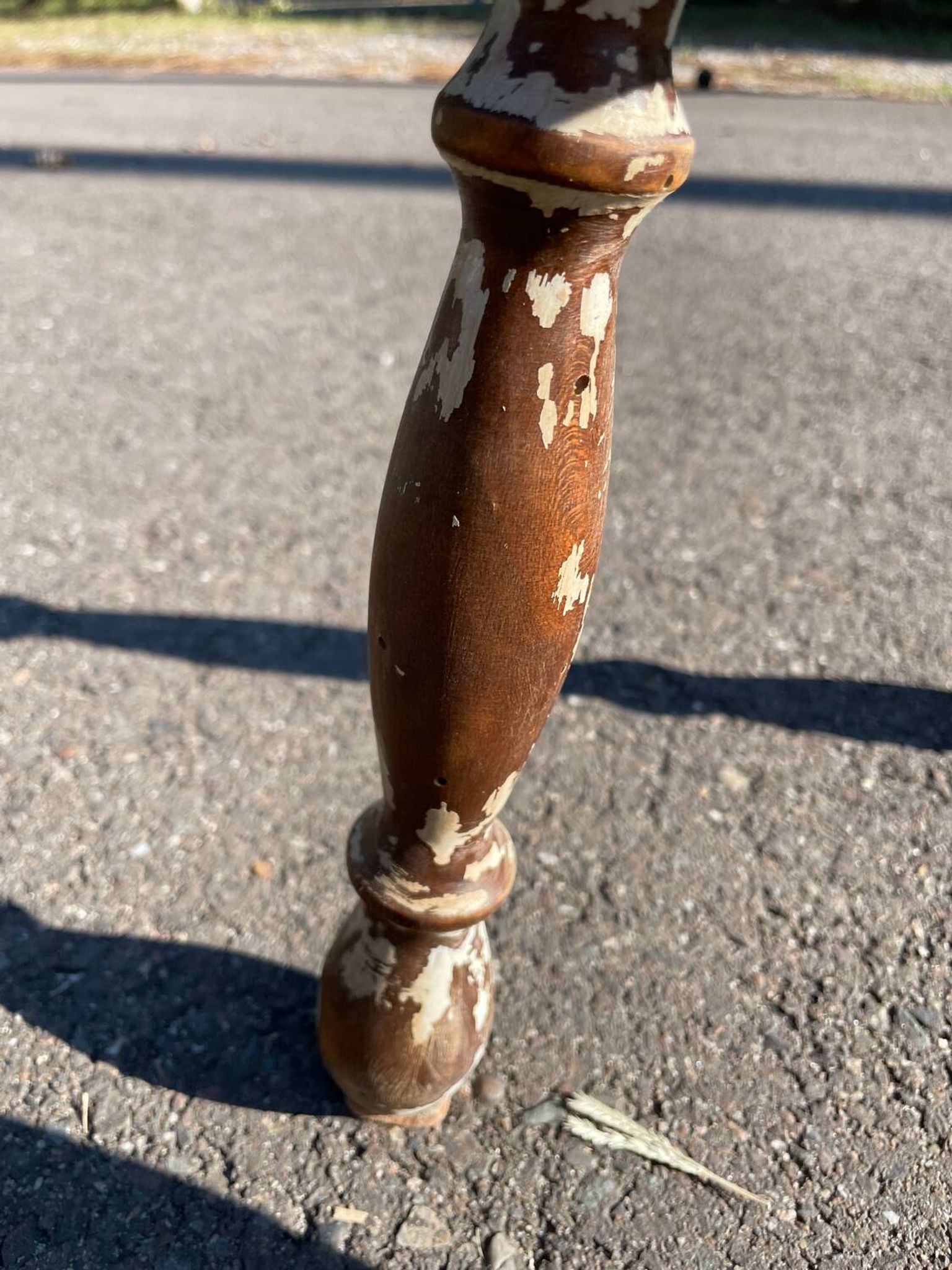 Wooden Tripod Farmhouse Stool
