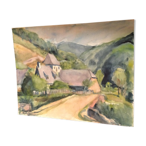 Aquarelle Fauviste simone