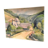 Watercolor Fauviste Simone Fonfreide