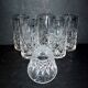 SAINT-LOUIS Series of 6 TARN juice glasses in vintage cut crystal 1960-70 water glass, longdrink