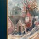Original Swedish Oil On Panel – “Bygatan” By Kai Nielsen – Signed