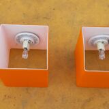 Pair of vintage wall lamps from the 70s