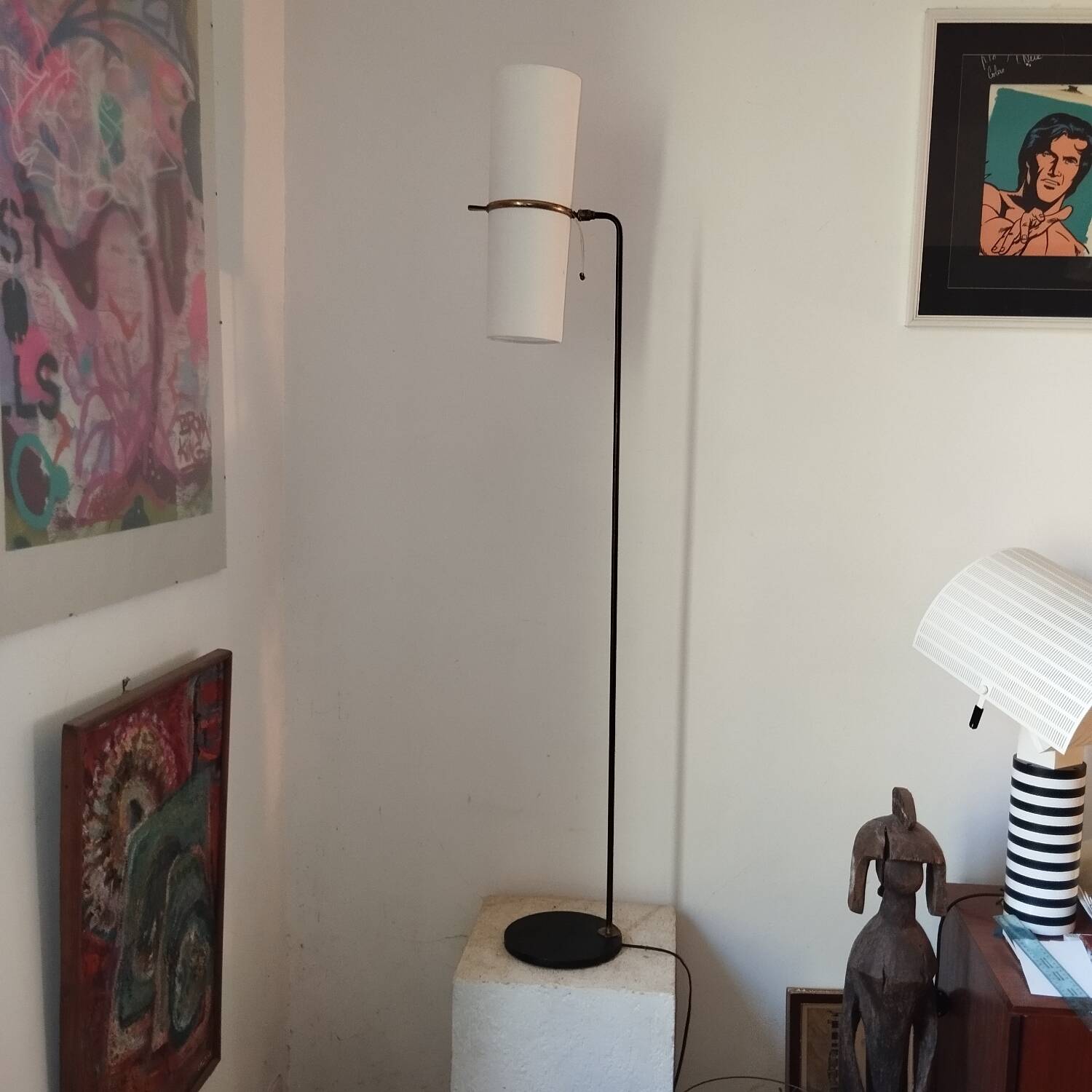 Lunel reading floor lamp from the 1950s.