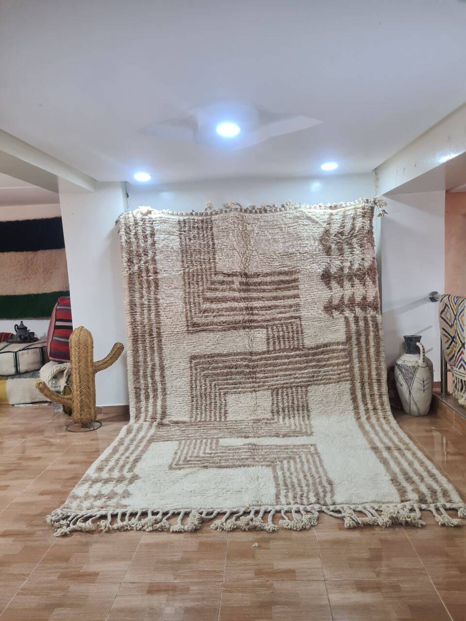 Handmade Beni Ouarain rug 300x200 cm