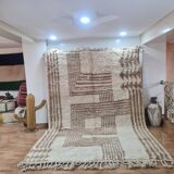 Handmade Beni Ouarain rug 300x200 cm