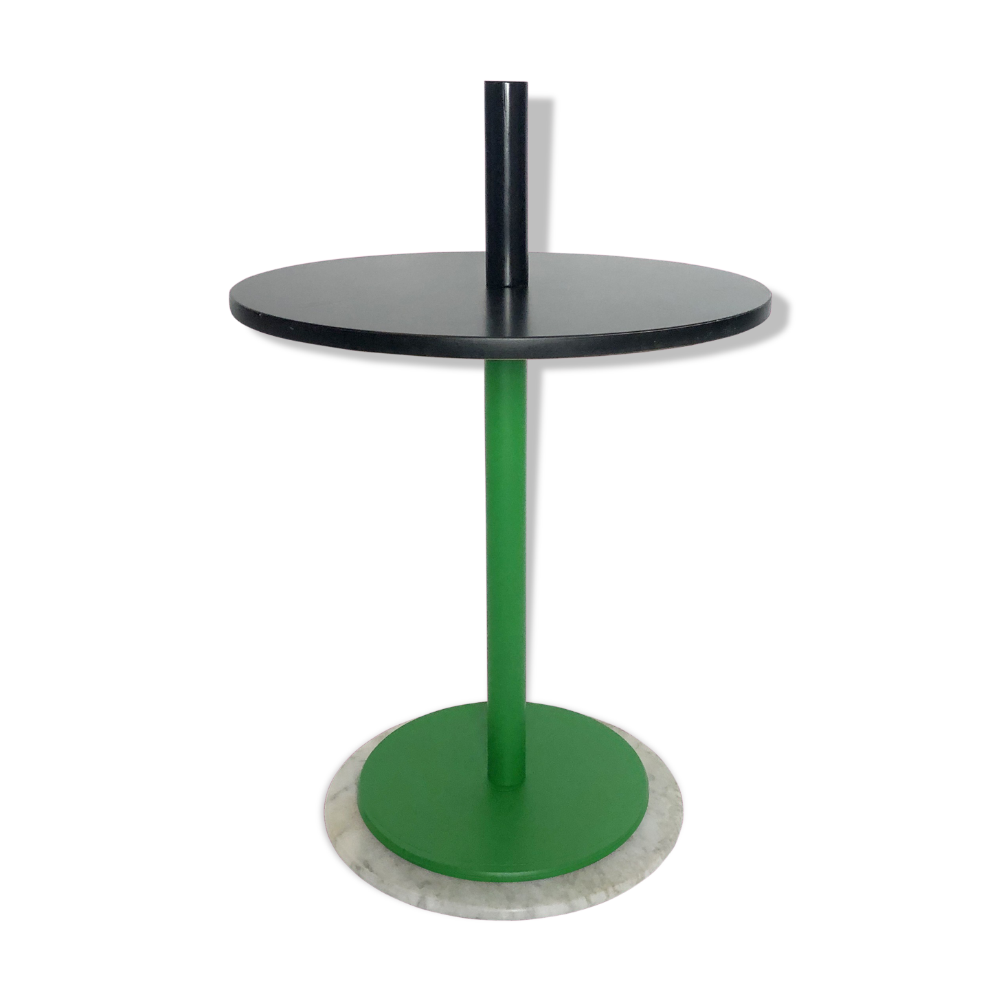 80s italian marble design side table in the taste of Memphis Milano