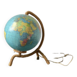 Luminous terrestrial globe Tarride Audoux and Minet