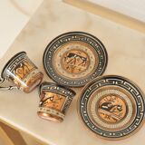 2 Greek espresso cups