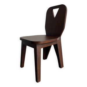 Chaise brutalisme rétro