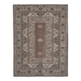 Vintage Turkish Oushak rug 217x272 cm