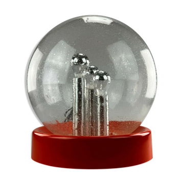 XXL 60s 70s ball lamp light table lamp space age design glass metal