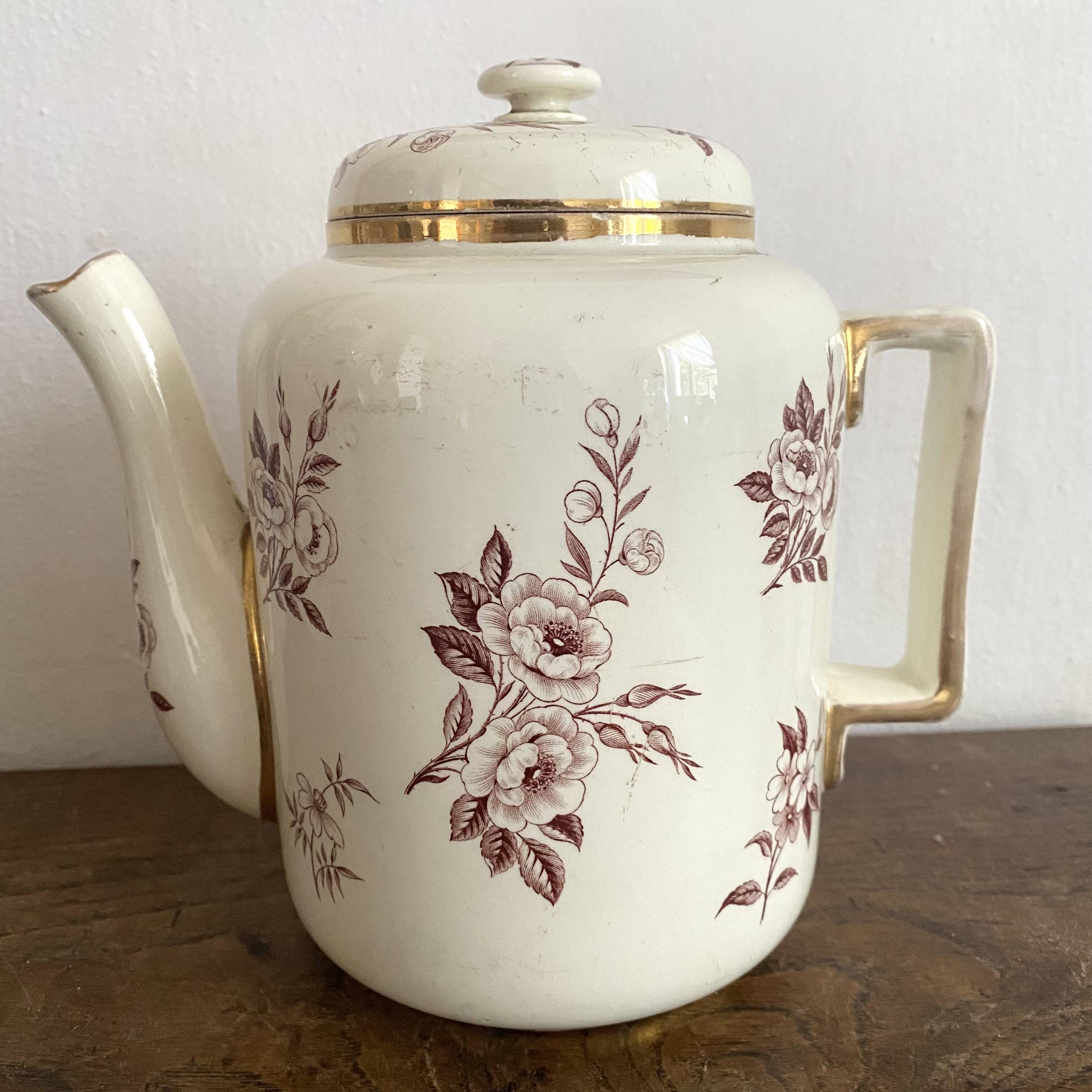 Antique ironstone teapot