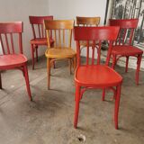 Set of 6 vintage bistro chairs