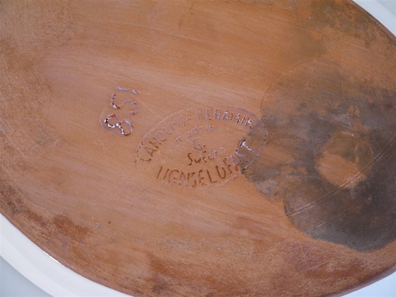 Scandinavian ceramic pocket vacuum from Laholm 1960