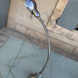 Chrome articulated lamp