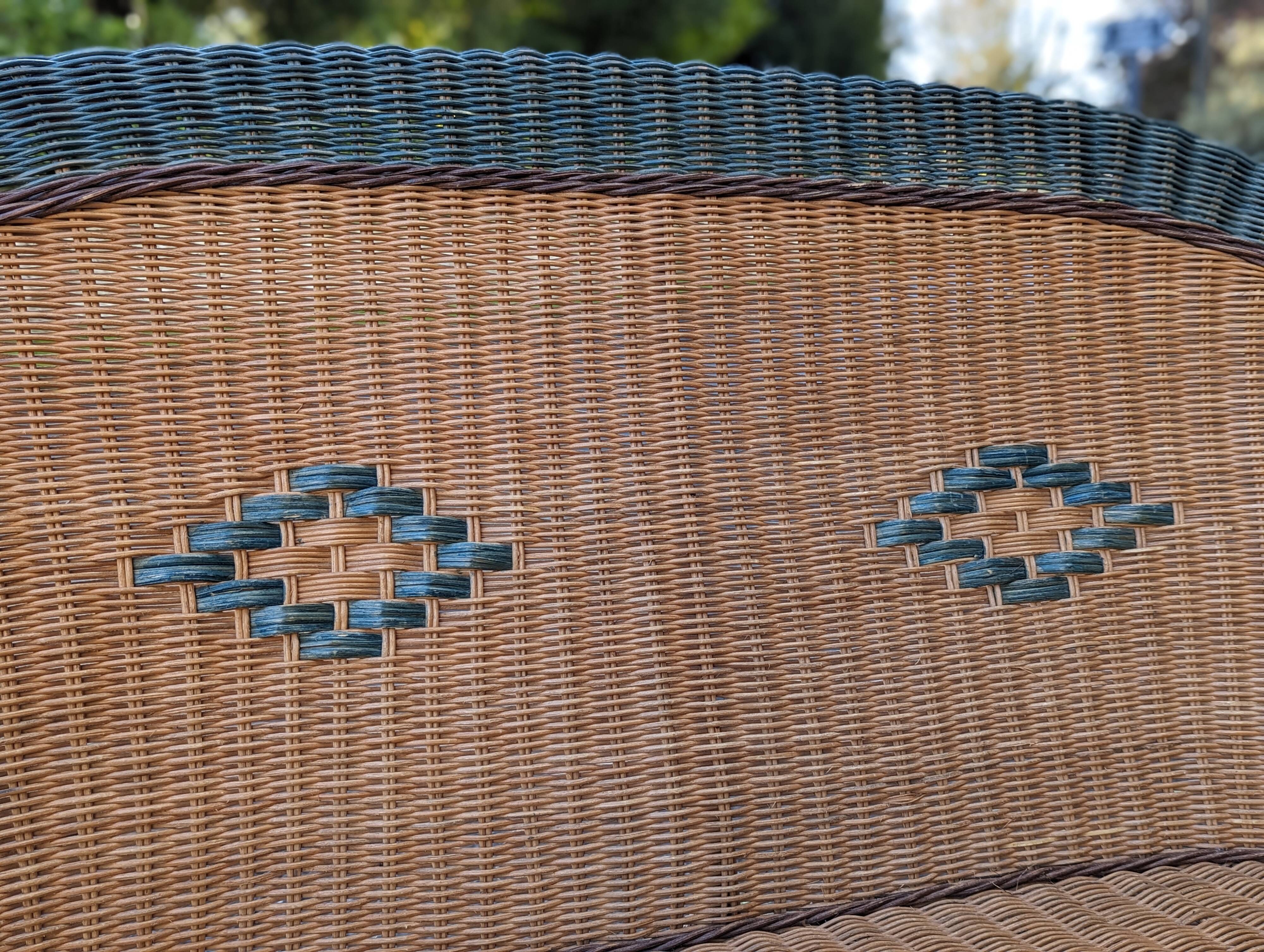 Rattan bench