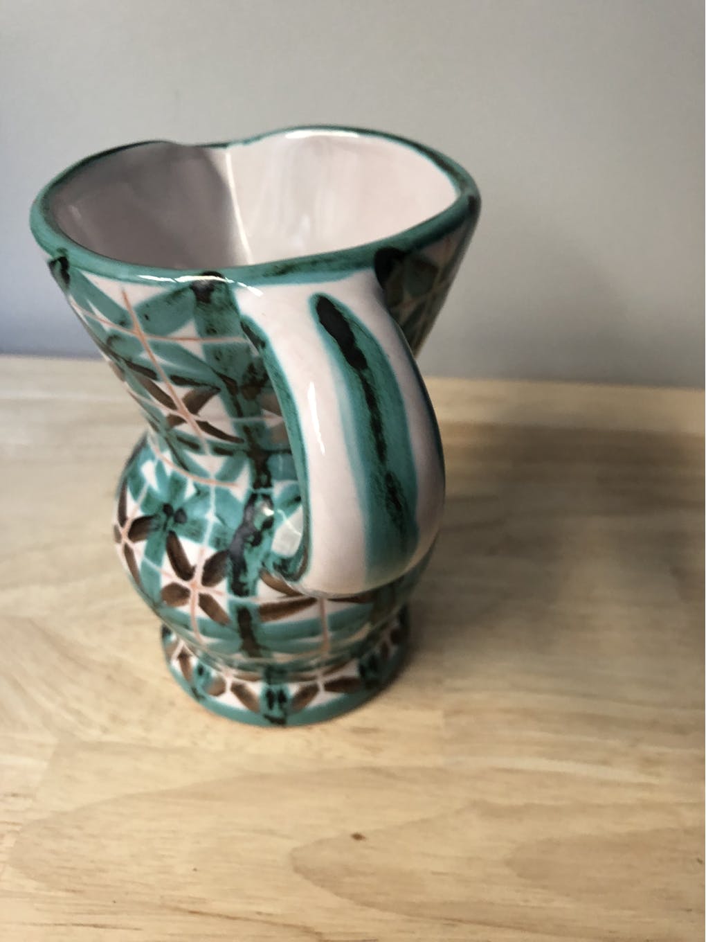 Robert Picault ceramic pitcher