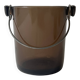 Amber glass ice bucket, France 1970