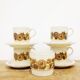 **Rare** Poole Pottery vintage coffee service. Thistlewood model (Thistle wood). Very good condition.