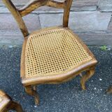 4 chaises rustique d’époque Louis Philippe