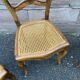 4 rustic Louis Philippe period chairs