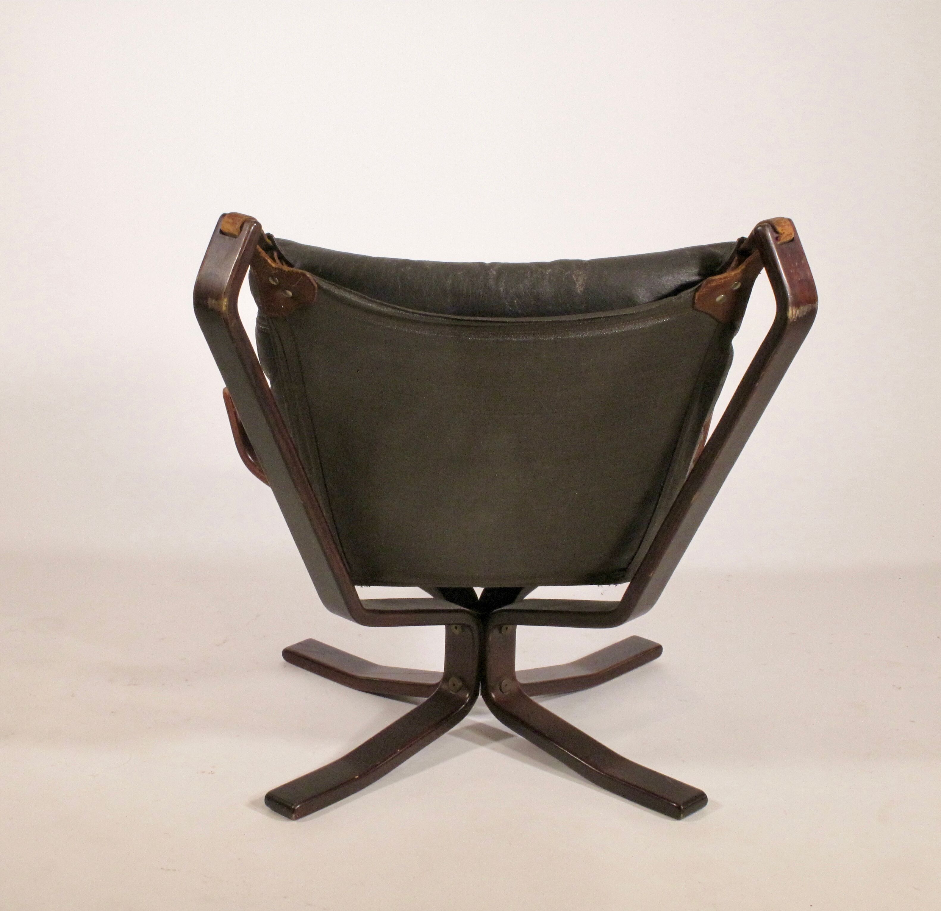Fauteuil "falcon" de Sigurd Ressel, Norvège 1970