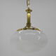 Brass and glass pendant, 2000s