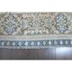1970s Vintage Persian Handmade Wool Cotton Light Beige Area Rug