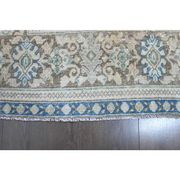 1970s Vintage Persian Handmade Wool Cotton Light Beige Area Rug